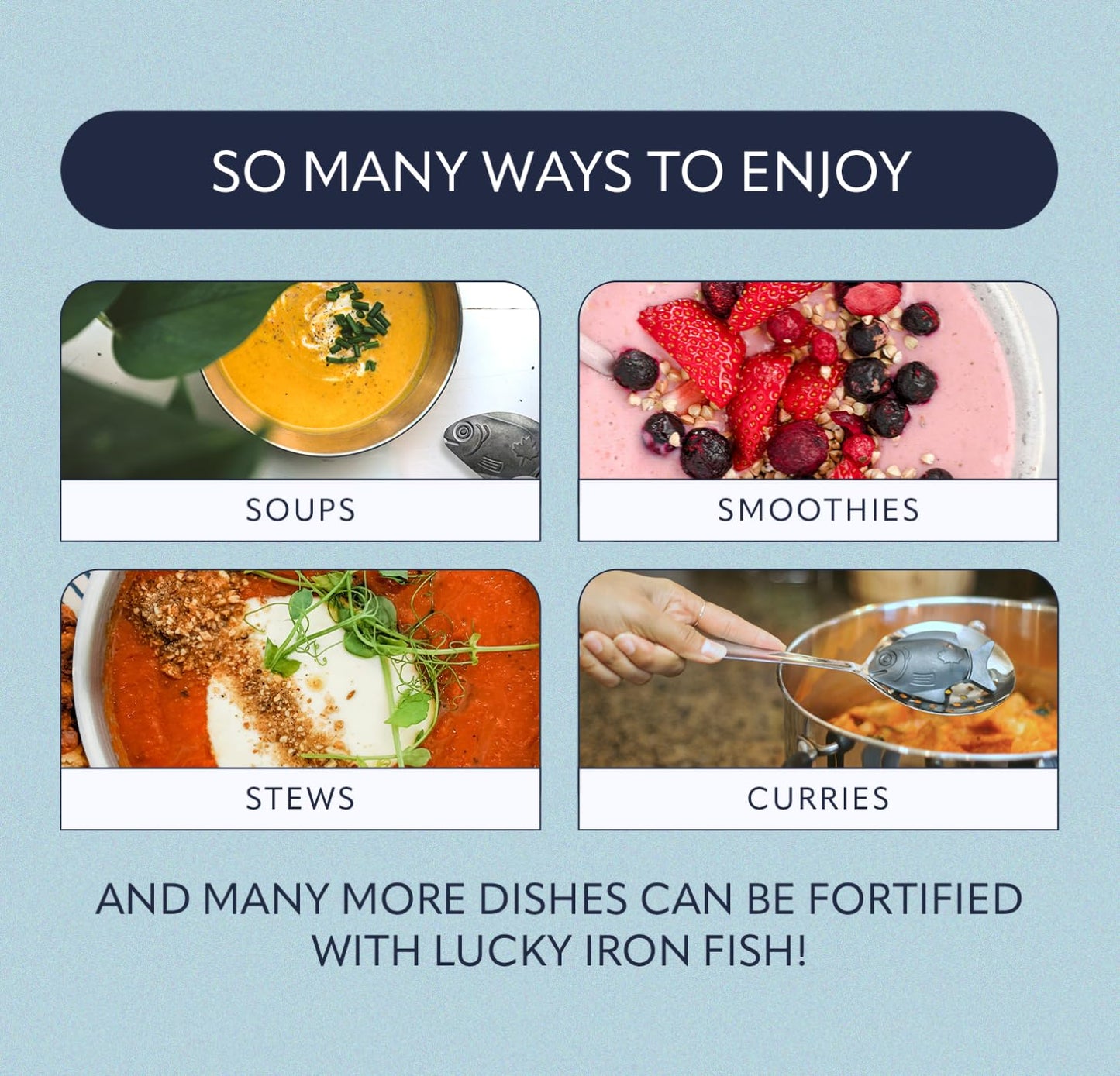 Lucky Iron Fish – The Original Daily Iron Fortification Tool (5-year supply included)