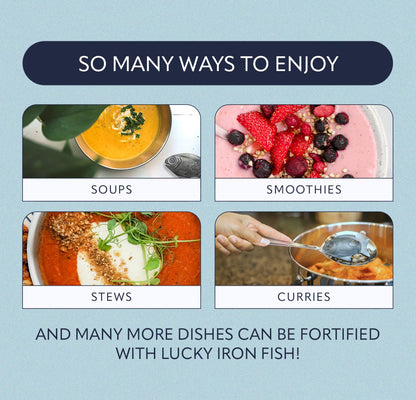 Lucky Iron Fish – The Original Daily Iron Fortification Tool (5-year supply included)