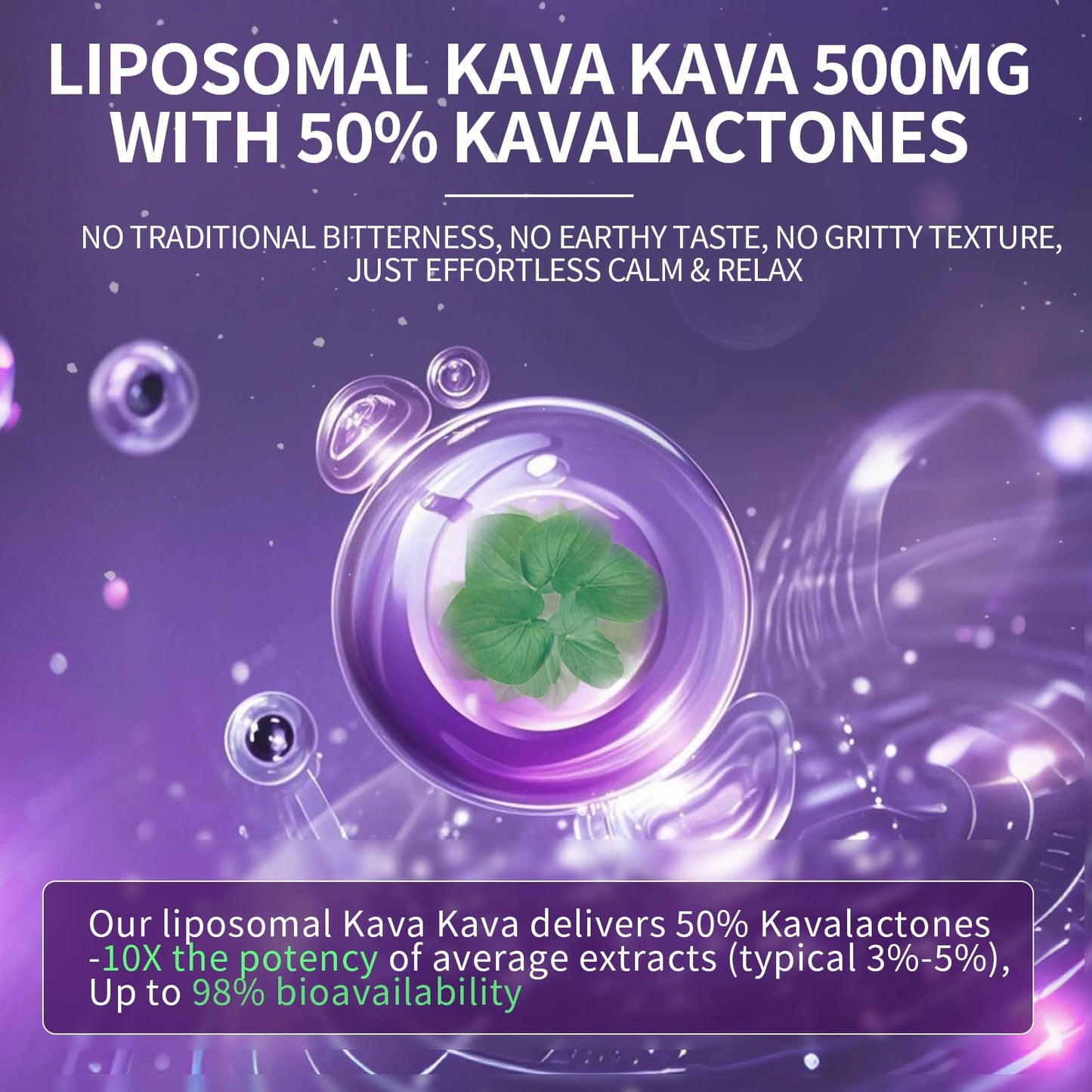 Lukaree Kava Kava Root Extract Liposomal Capsules with L-Theanine – 2 Pack