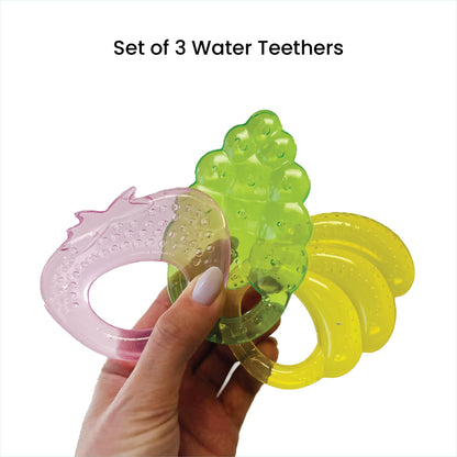 Lulyboo Water Teethers Animal – BPA-Free, Chillable Teething Toys for Babies 3+ Months