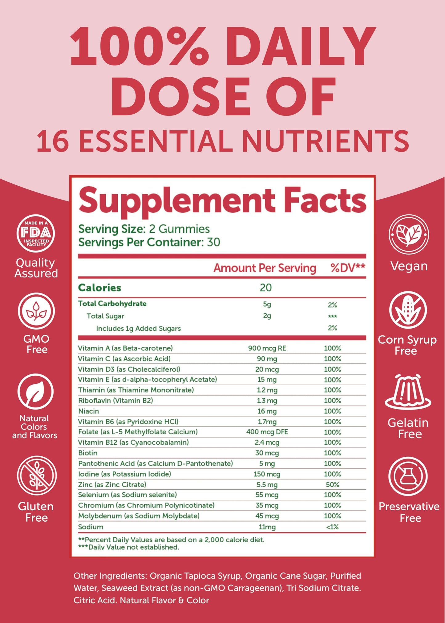 Lunakai Collagen & Women's Multivitamin Gummies Bundle – Non-GMO, 30-Day Supply