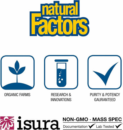 Lung, Bronchial & Sinus Health by Natural Factors – Natural Respiratory Support, Easy Breathing (45 Tablets, 45 Servings)