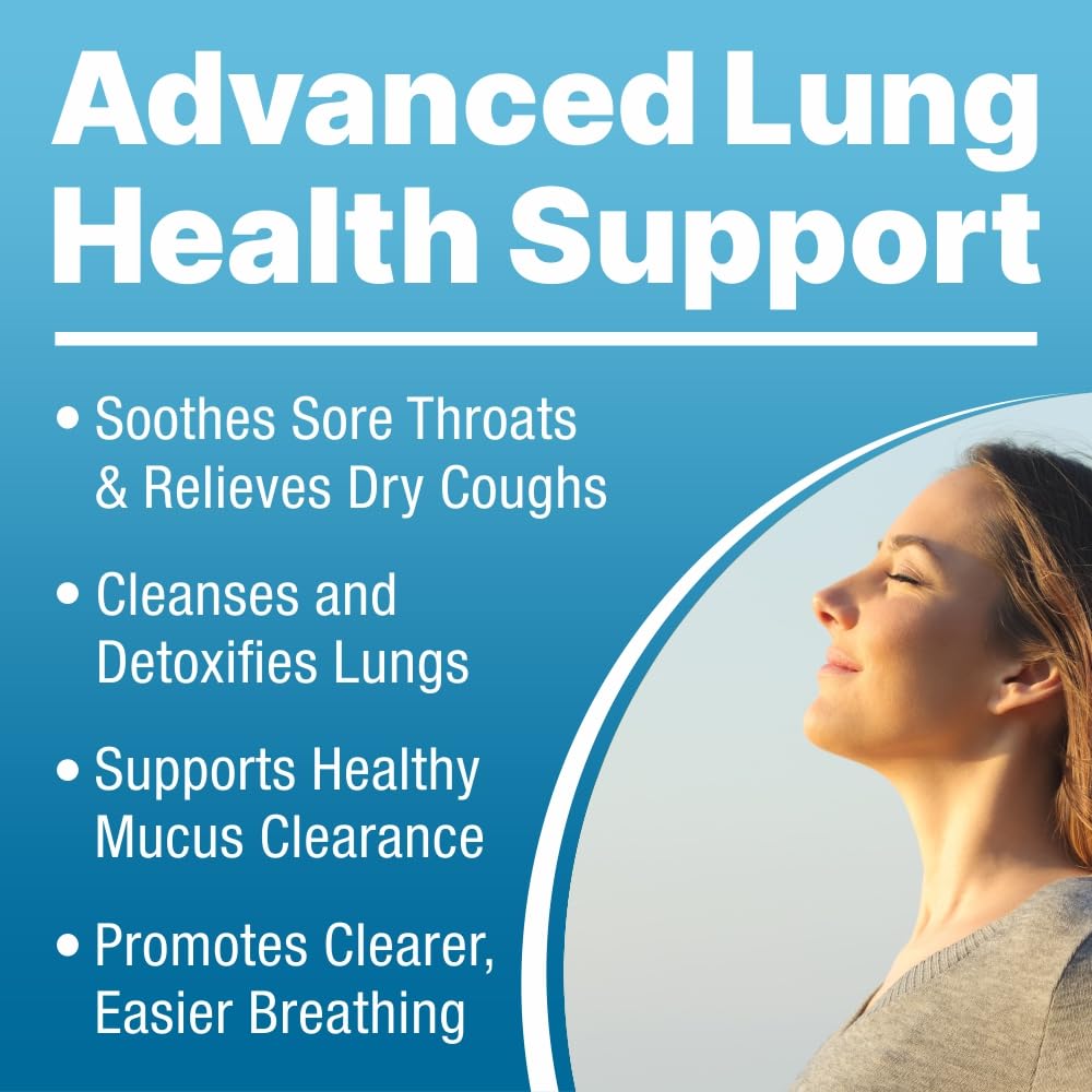 Lung Clear Pro – Lung Support Drops with Wild Mullein Leaf Extract (2 Fl Oz)