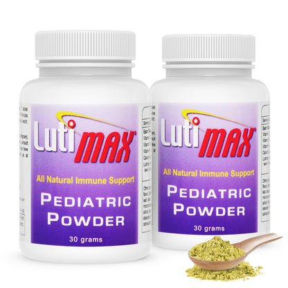 Lutimax Pediatric Powder – Luteolin & Rutin Brain Supplement for Kids | Memory, Focus, Immune & Muscle Support | 200 Servings