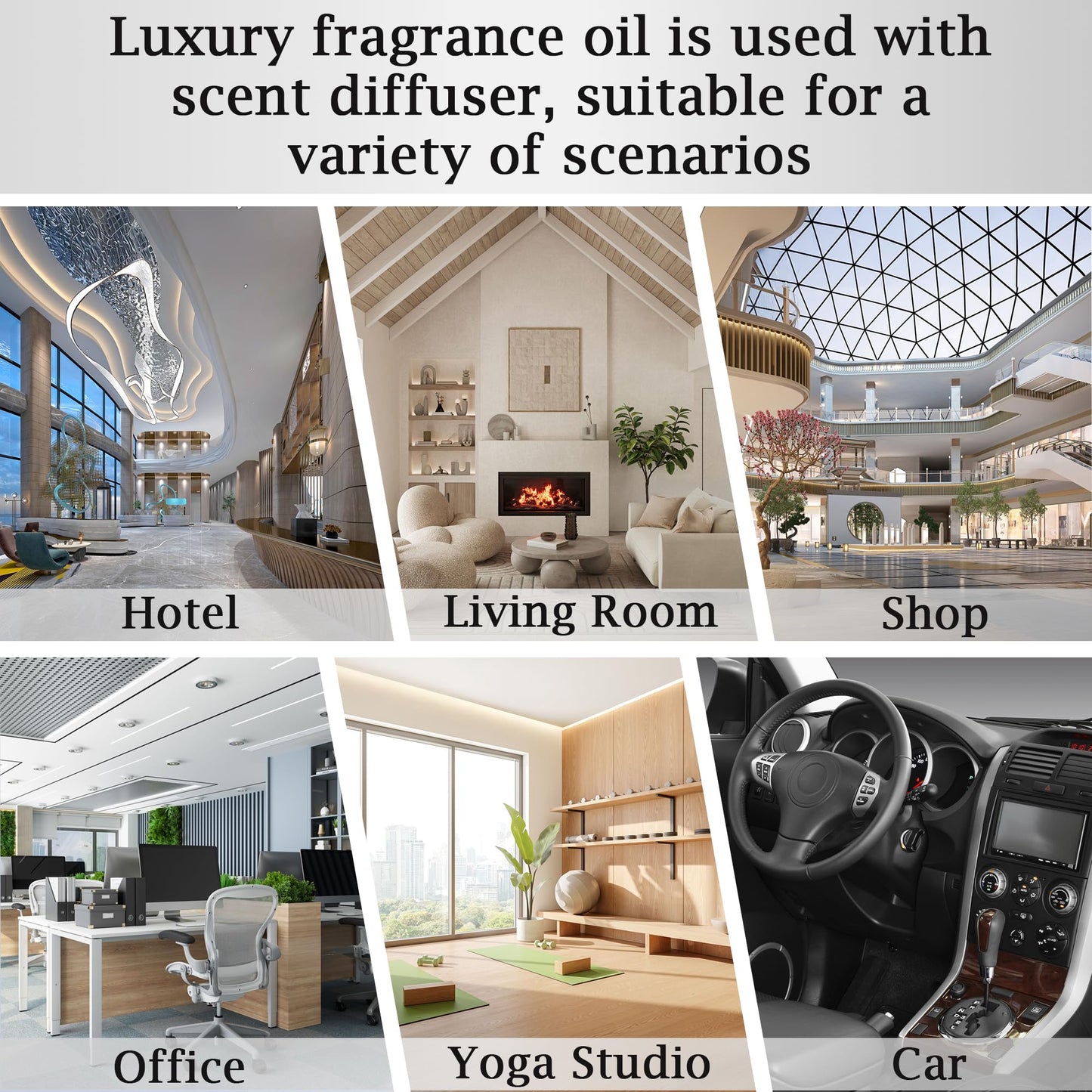 Luxury Hotel Scent My Way Diffuser Refill Kit – 20ml Nanotech Essential Oil