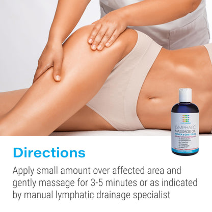 Lymphatic Drainage Massage Oil with Arnica & Castor Oil | Post-Surgery Recovery | Bruizex