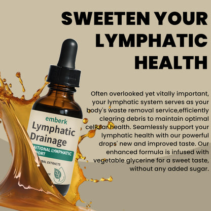 Lymphatic Drainage Drops – 2000mg Herbal Blend with Elderberry & Echinacea | Immune Support & Detox (2 fl oz, 2 pcs)