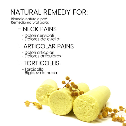 LYNPHA VITALE Sulphur Rods – Natural Sulfur Massage Sticks for Pain Relief