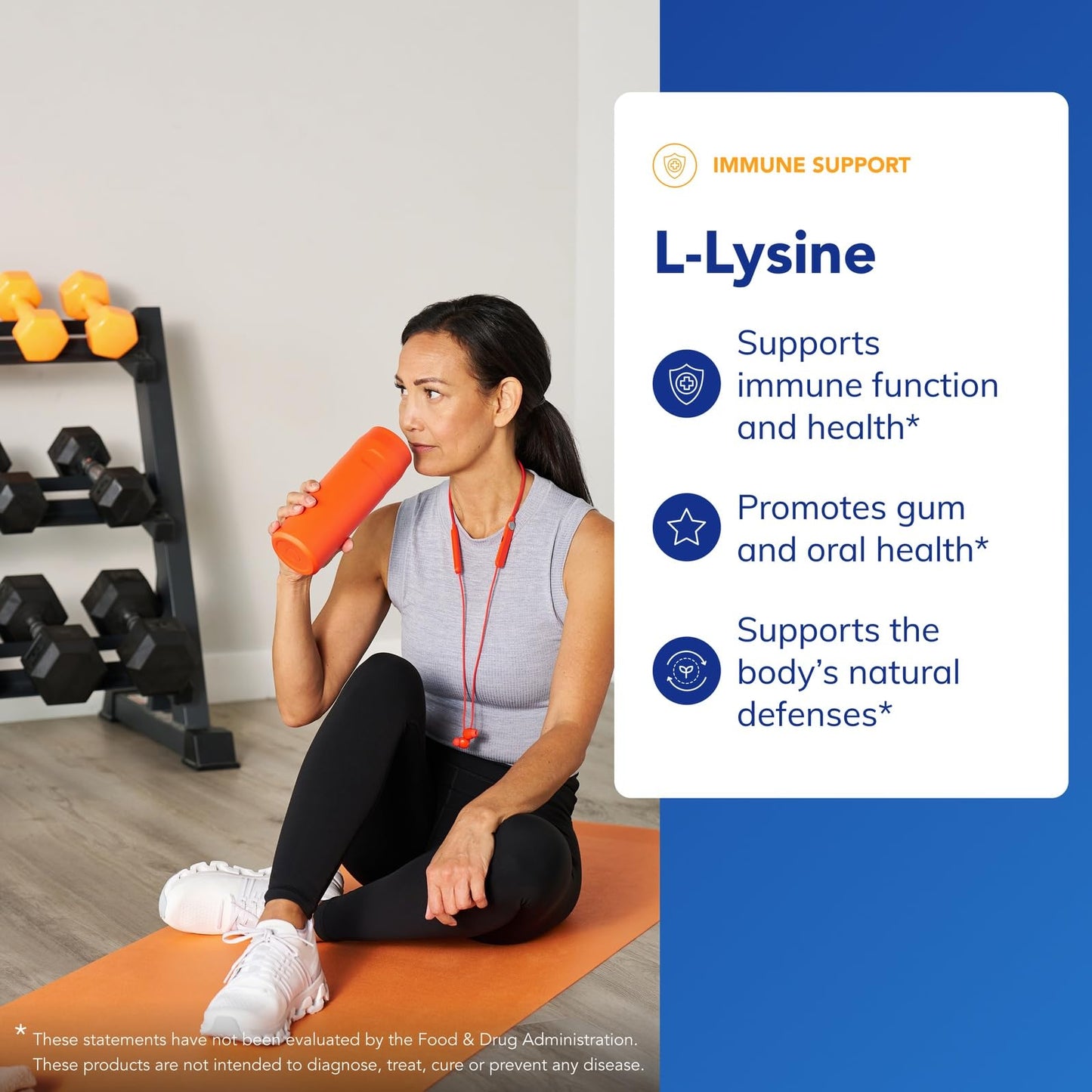 Pure Encapsulations L-Lysine 270 Capsules | Immune Support & Gum Health | L-Lysine HCl