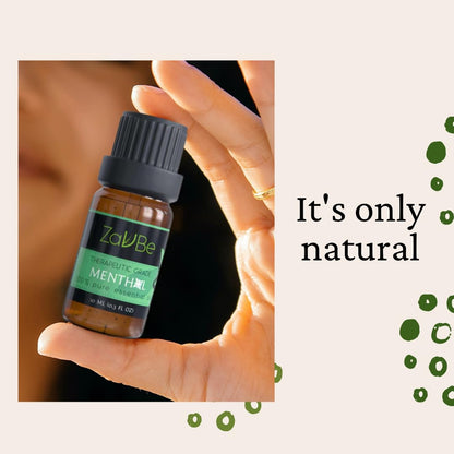 MABUA Menthol Breathe Essential Oil Blend 120 ml | Pure Essential Oil for Diffuser - Therapeutic Grade