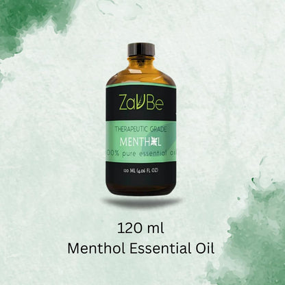 MABUA Menthol Breathe Essential Oil Blend 120 ml | Pure Essential Oil for Diffuser - Therapeutic Grade
