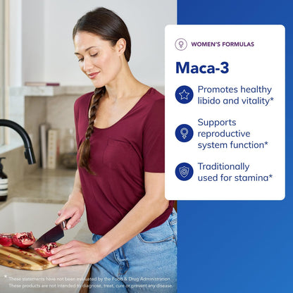 Pure Encapsulations Maca-3 | Hypoallergenic Maca Supplement for Libido & Reproductive Health | 60 Capsules