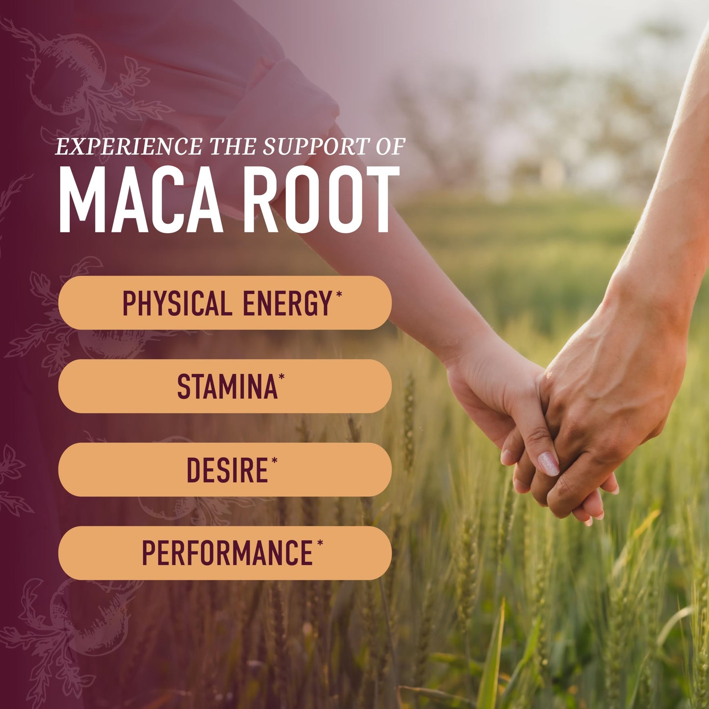 Maca Root Gummies Peach Flavor - 200mg Extra Strength for Energy & Hormone Balance
