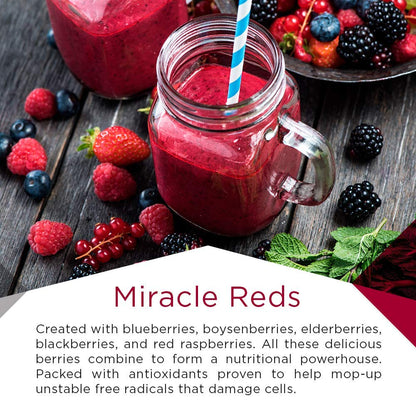 MacroLife Naturals Miracle Reds – 19-Superfruit Powder with Probiotics & Enzymes