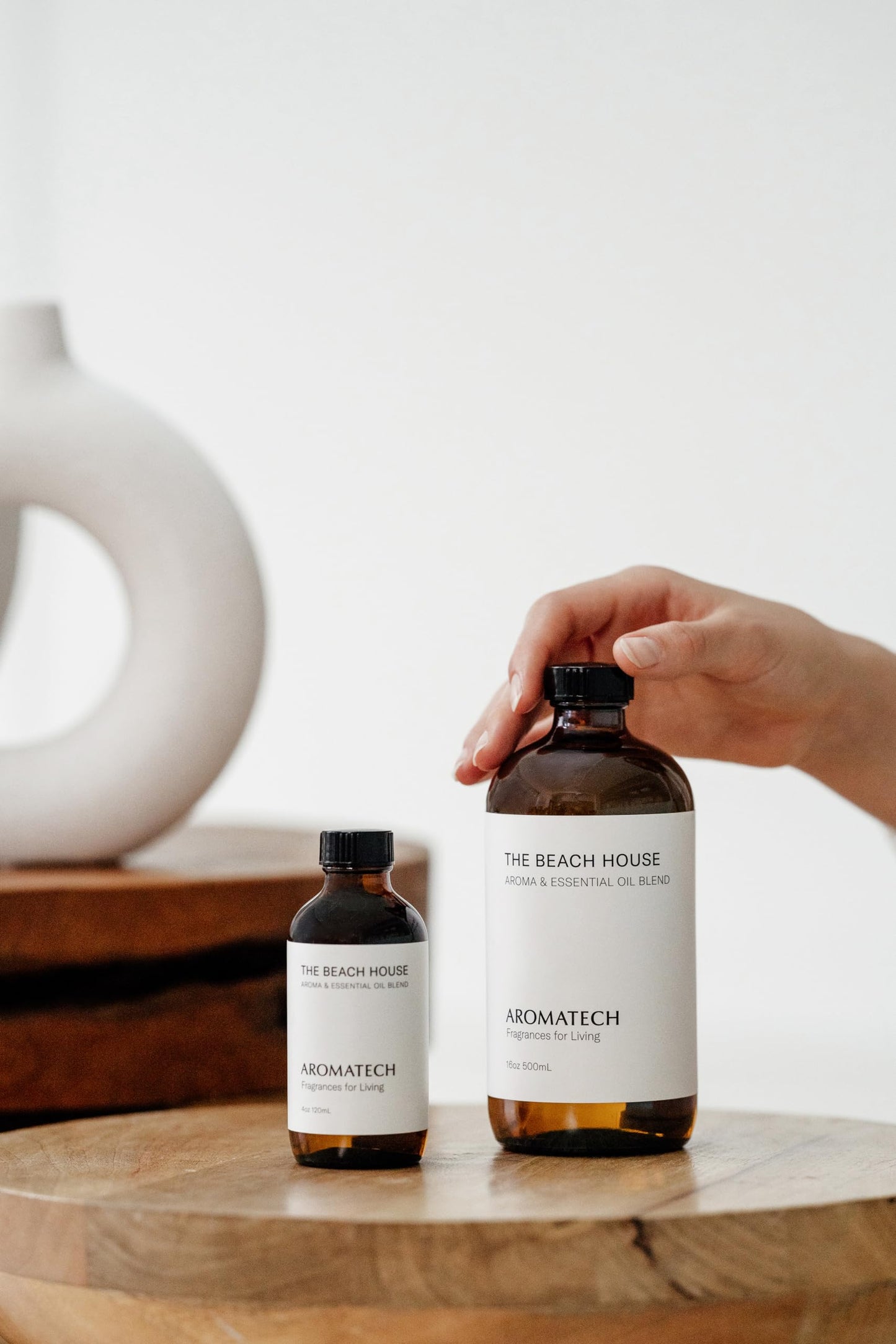 AromaTech The Beach House – Luxury Hotel Inspired Essential Oil Blend (16 oz / 500 mL)