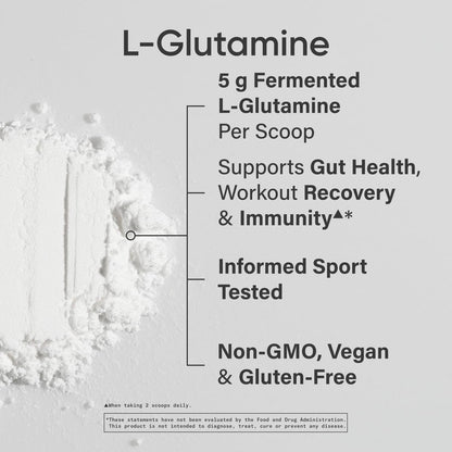 Sports Research L-Glutamine - 5 g Per Serving | Workout Recovery, Gut & Immune Health - 10.58 oz