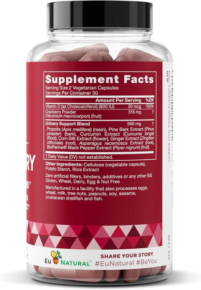 Urinary Tract Supplement Duo: Urinary Harmony + Killer Cranberry | 2 x 60 ct