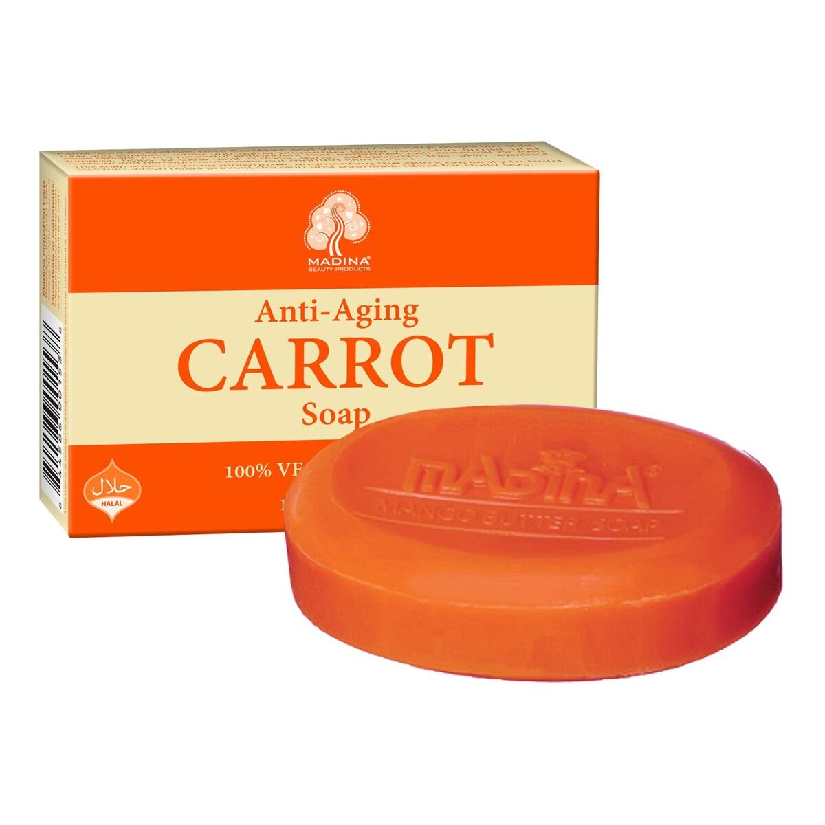 Madina Bar Soaps - Anti-Aging Carrot Soap
