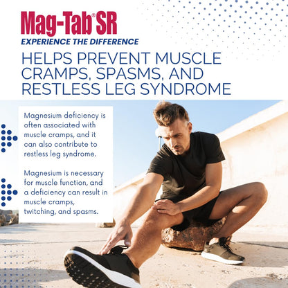 MAG-TAB SR Extended Release Magnesium Lactate – 100 Count