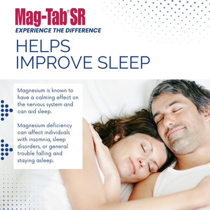MAG-TAB SR Extended Release Magnesium Lactate – 100 Count