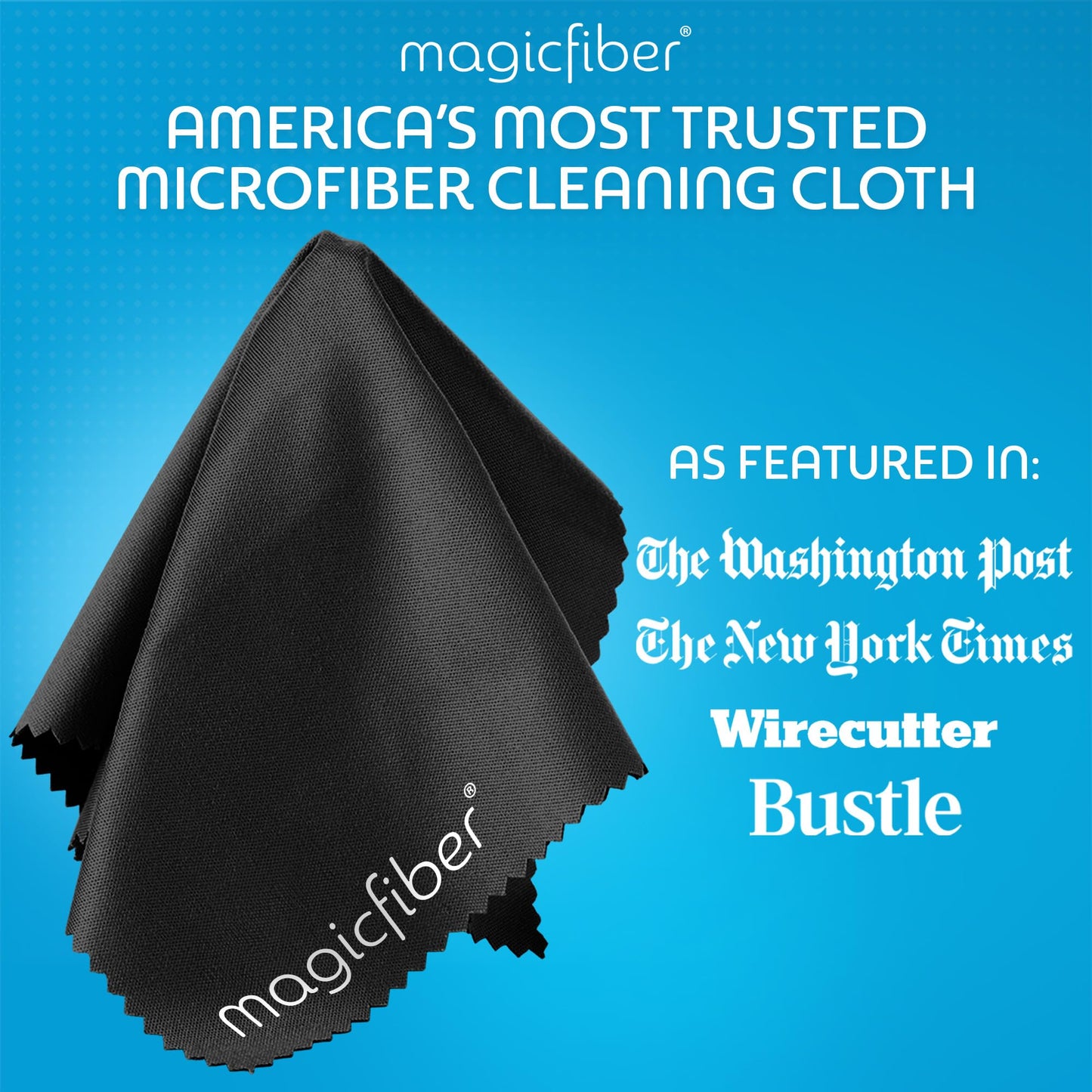 MagicFiber Glasses Cleaner Kit – 2 Sprays + 2 Microfiber Cloths