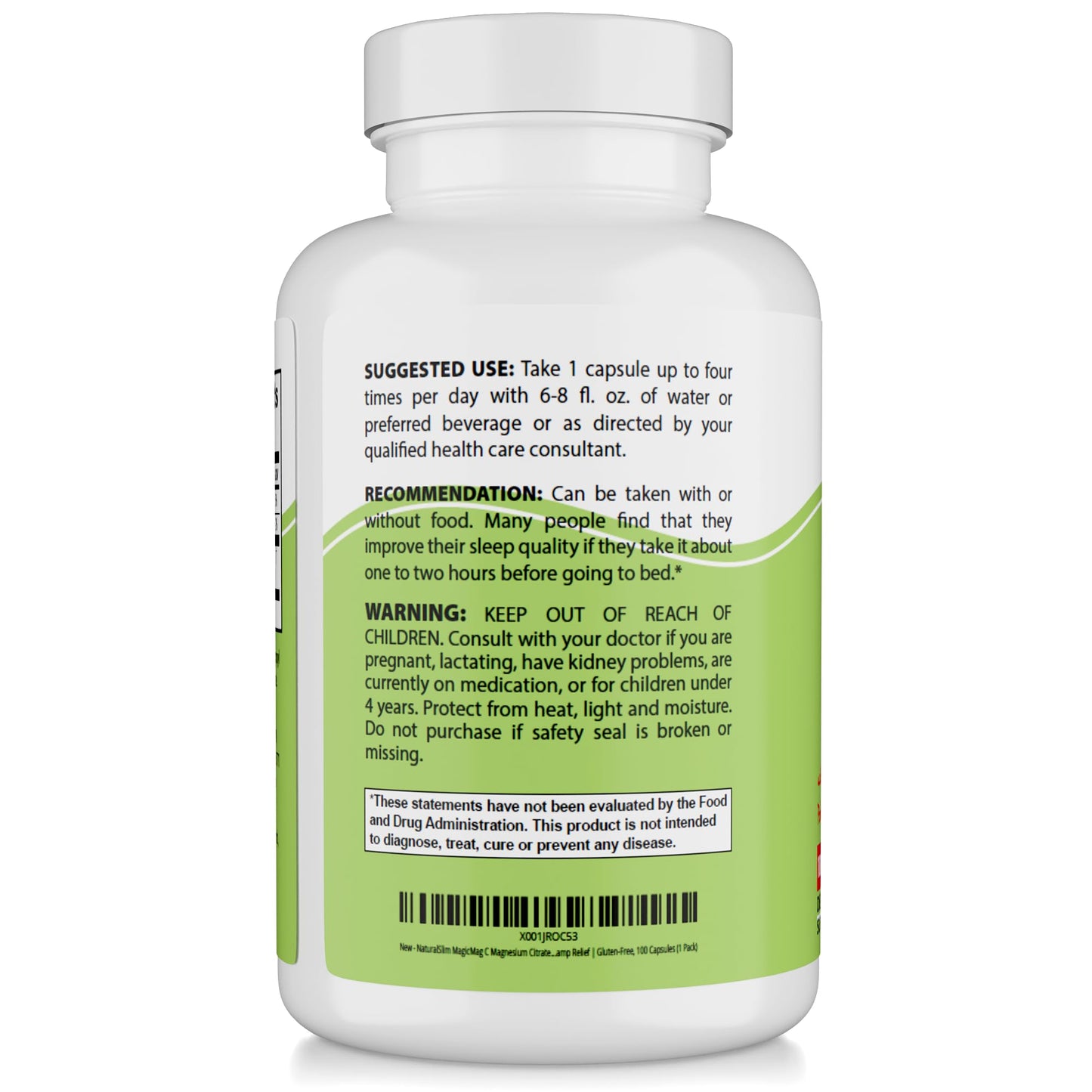 MagicMag C by NaturalSlim – Magnesium Citrate with Potassium for Sleep & Muscle Relaxation