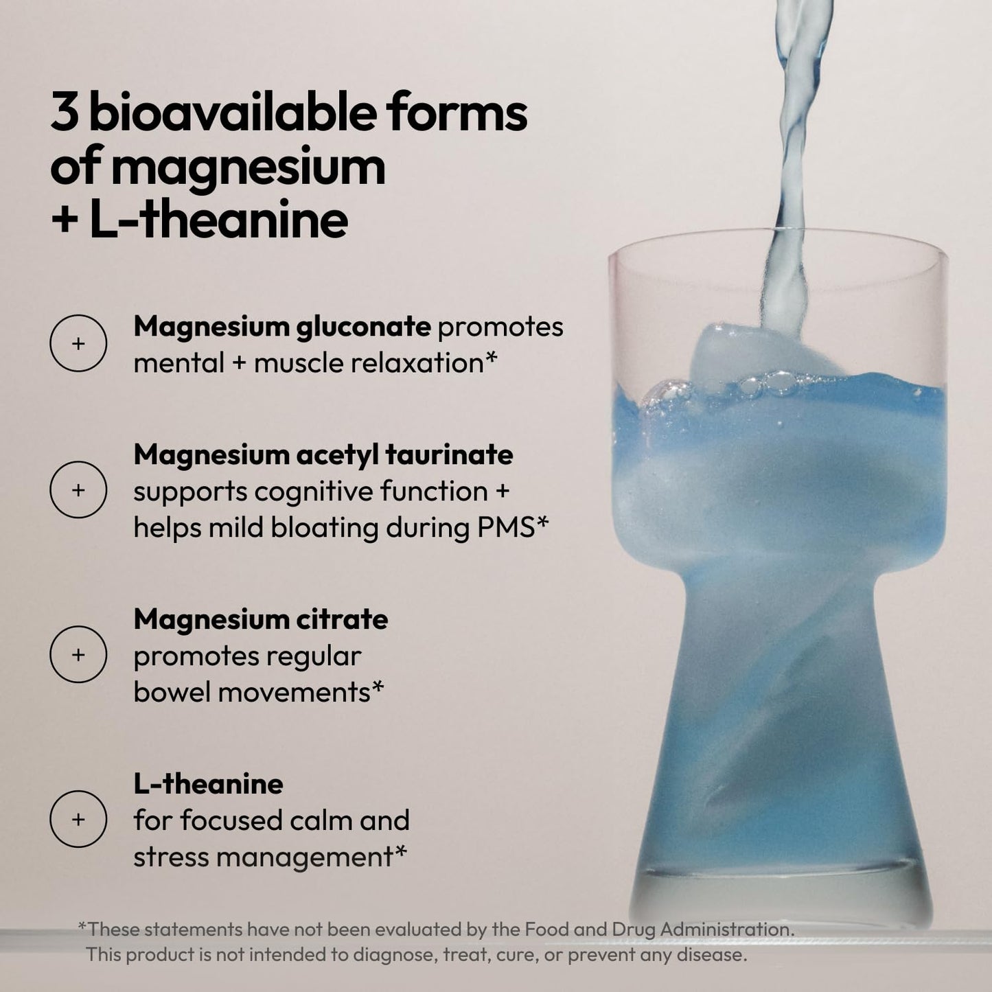 Moon Juice Magnesi-om Blue Lemon Jar – Big Mag 7.7 oz (55 Servings)