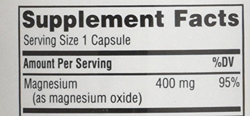 Magnesium 400 mg by Twinlab - 100 Cap (Pack of 3)