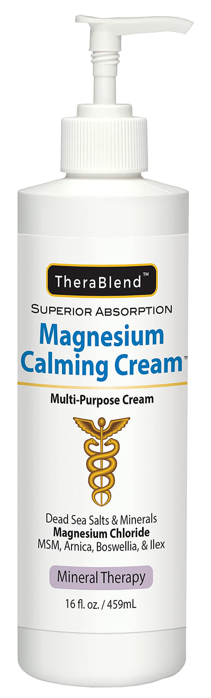 Magnesium Calming Cream 16 oz | Soothing Mineral Moisturizer