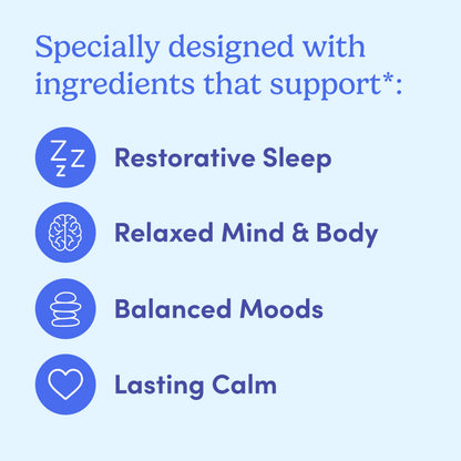 First Day Teens’ Nighttime Reset Calming Magnesium Gummies – Sleep, Mood & Energy (No Melatonin) – 60‑Day Supply