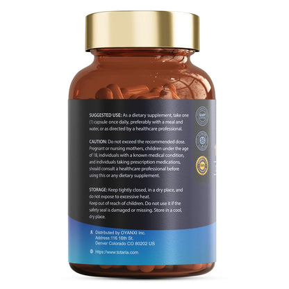 Totaria Magnesium Complex 700mg — 12 Chelates, Vegan 2-Pack (120 capsules)