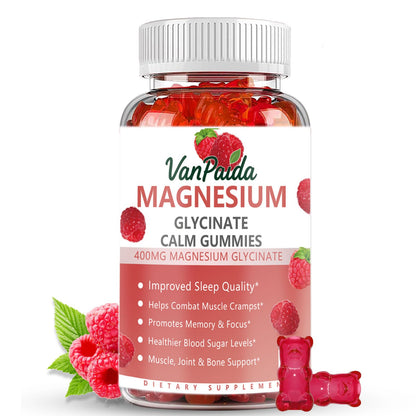 Magnesium Glycinate 400mg Gummies – Sleep, Calm & Muscle Support