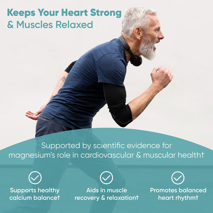 Magnesium Glycinate 400 mg – High-Absorption Chelated Magnesium, 90 Capsules | Big Valley Labs