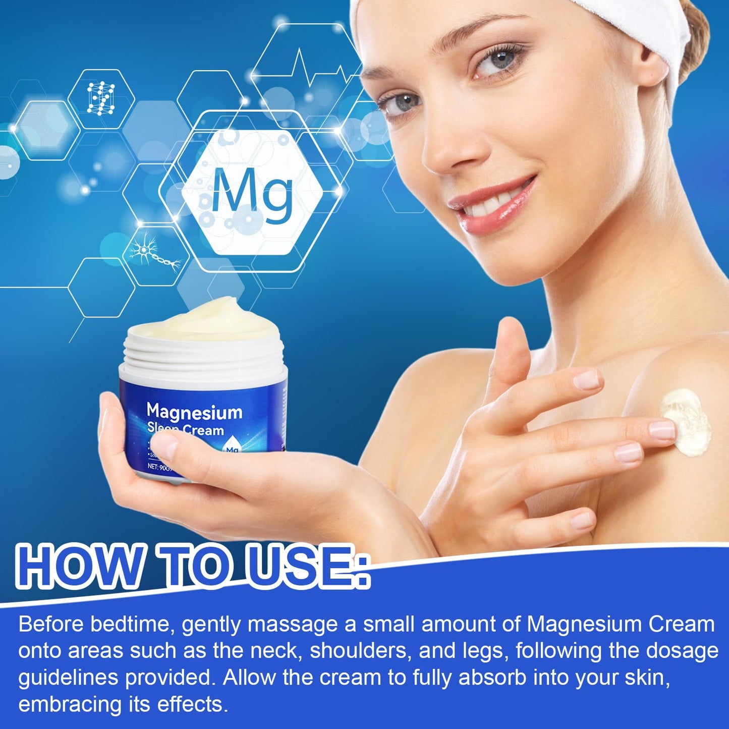 Magnesium Oil for Feet – Topical Magnesium Cream, Zechstein High Concentration