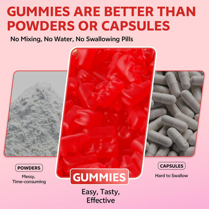 Magnesium Oxide Gummies 500mg – 60 Count | Nerve, Muscle & Immunity Support