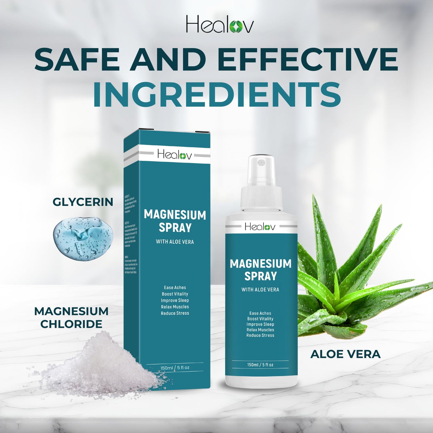 Magnesium Spray - Extra Strength Topical Mg Oil for Sleep & Muscle Relief