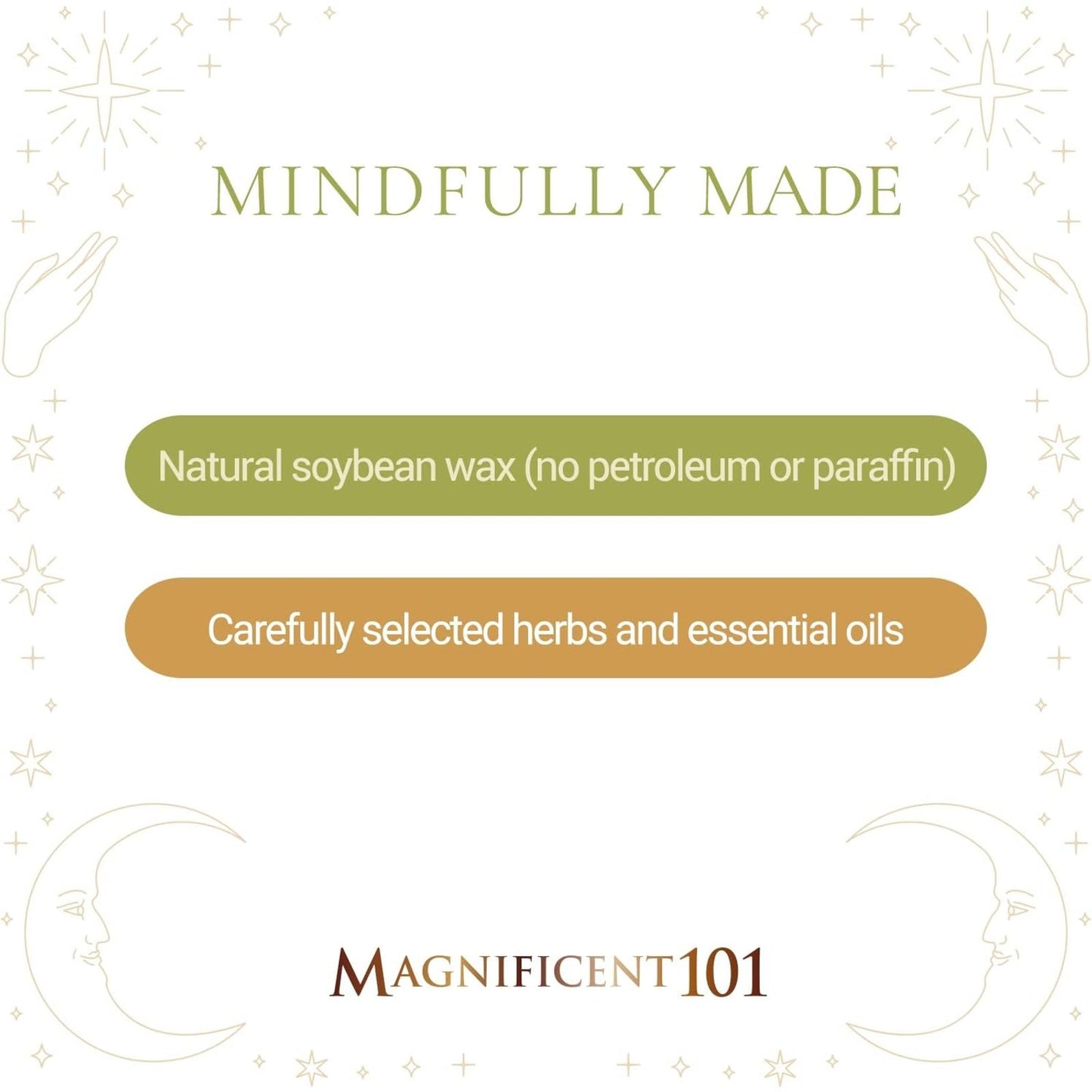 Magnificent 101 Spiritual Ancestor Candle – 6oz Soy Wax, 35-Hour Burn