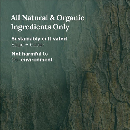 Magnificent 101 Sage + Cedar Smudge Candle - 6oz Soy, 35h Burn