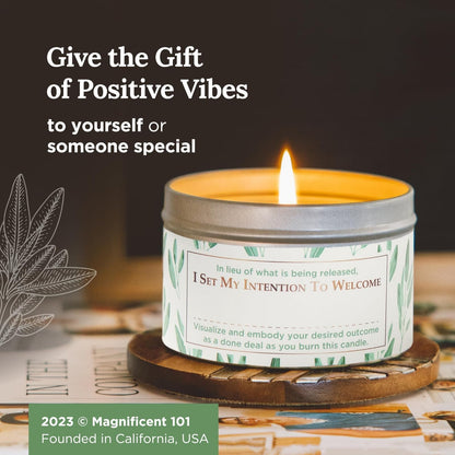 Magnificent 101 White Sage Candle - 6oz, 35h Burn, Soy Wax