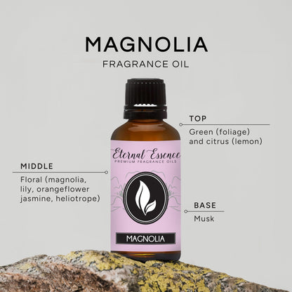 Magnolia 30ml Premium Fragrance Oil by Eternal Essence Oils – Candles, Soaps & Diffusers