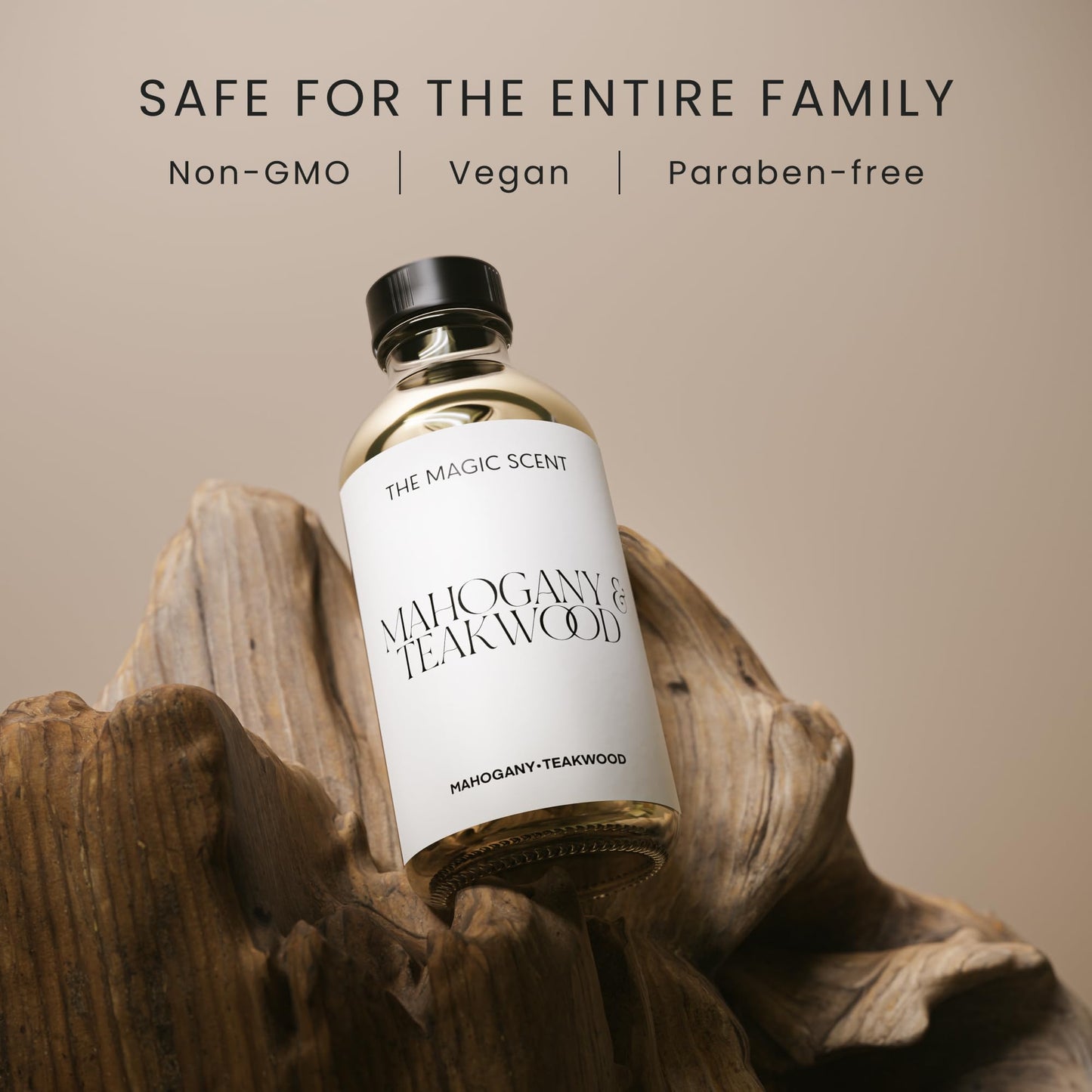 The Magic Scent Mahogany & Teakwood Diffuser Oil – Luxury Hotel & Home Fragrance (8.5 fl oz / 250 mL)