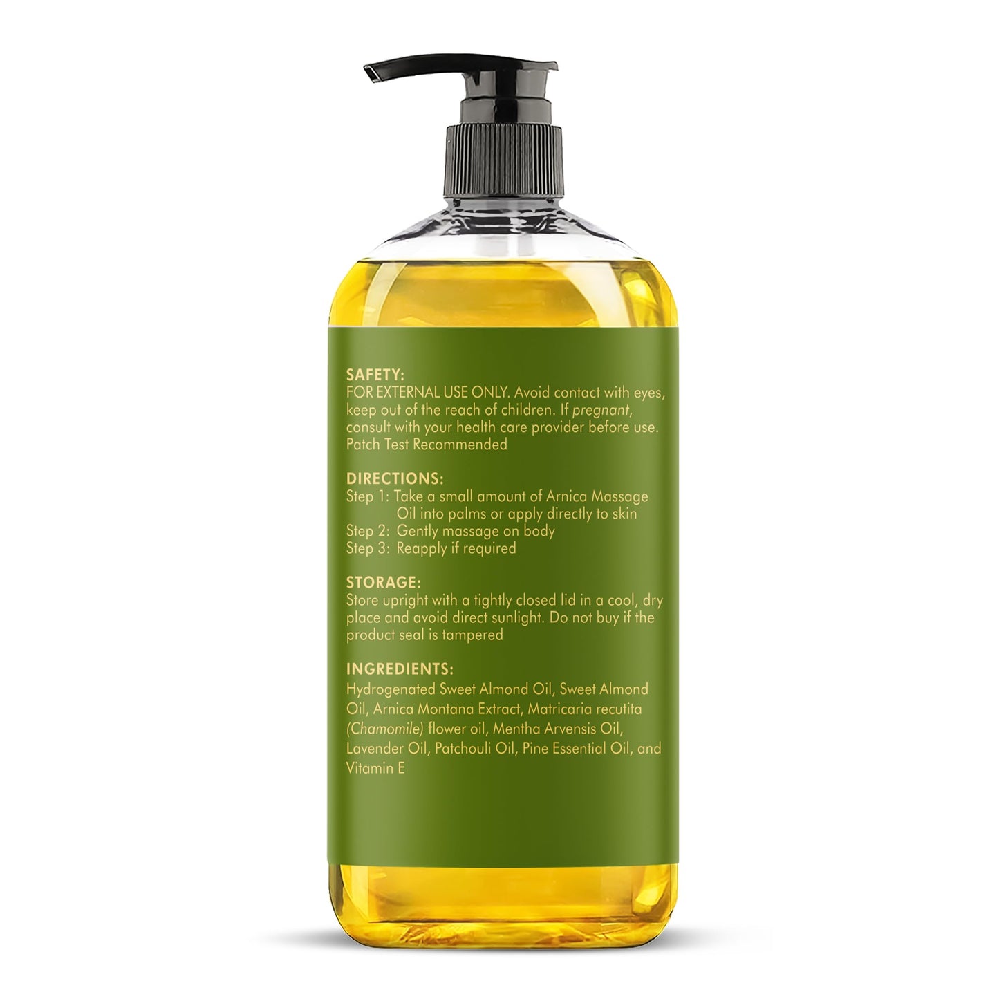 Majestic Pure Arnica Massage Oil – Lavender & Chamomile | All Skin Types | 8 fl oz