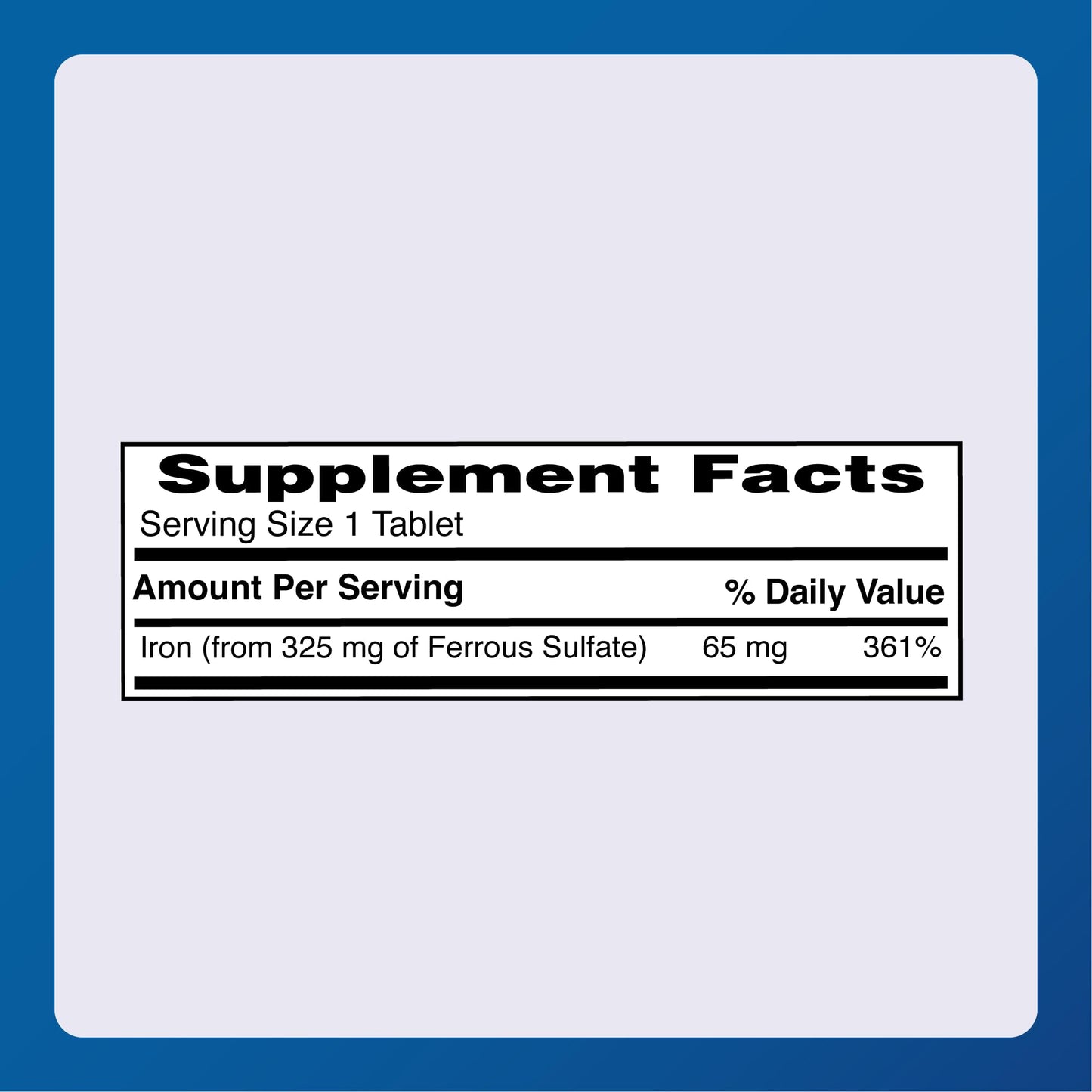 Major Ferosul Ferrous Sulate – 65mg Elemental Iron, 100 Red Tablets, Pack of 1