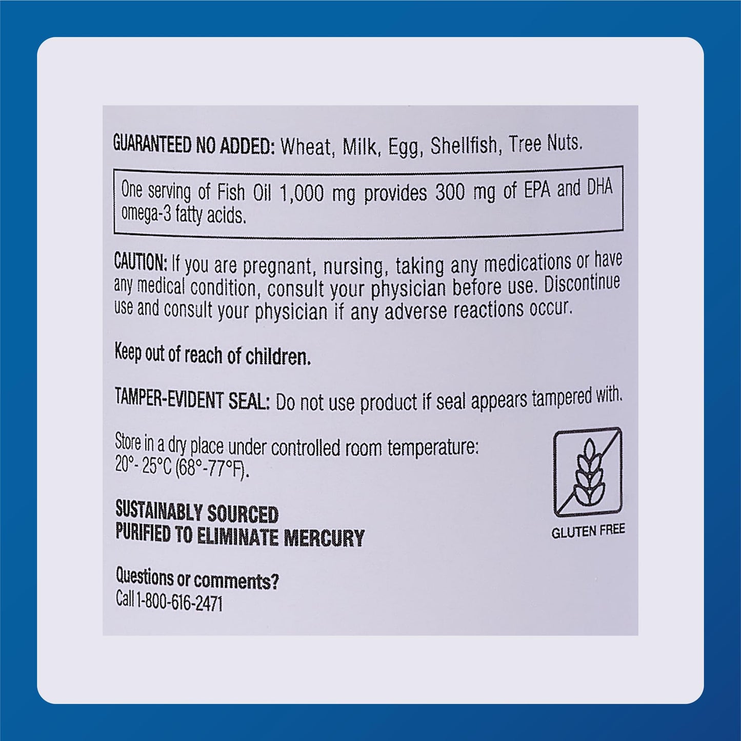 MAJOR Omega-3 Fish Oil 1000mg - 100 Softgels (3-Pack) | Dietary Supplement