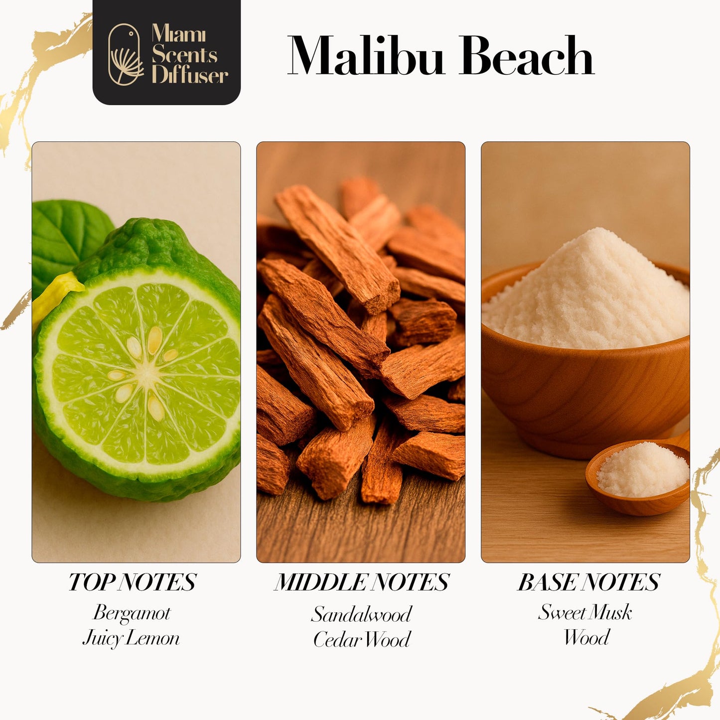 Malibu Beach Scent – Four Seasons Inspired Essential Oils (4 oz / 120 ml)