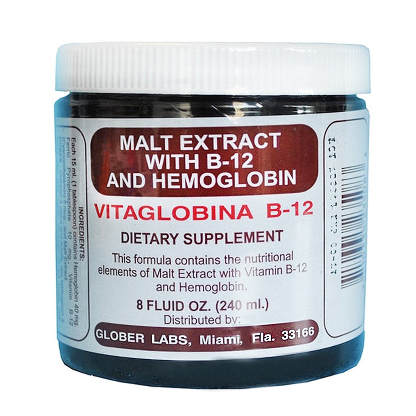 Malt Extract with Hemoglobin and Vitamin B-12