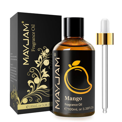 MAYJAM Mango Fragrance Oil 100ML with Glass Dropper - Diffuser & DIY Soap, Candle Making