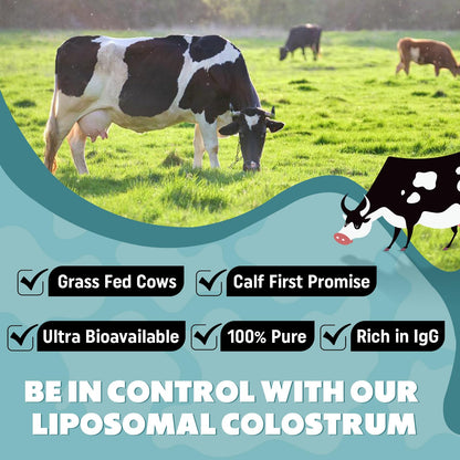 Marafiki Liposomal Bovine Colostrum - Grass-Fed, High Bioavailability, 60 Servings