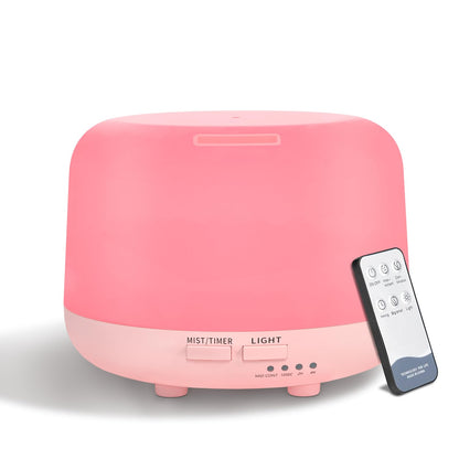 Marchred 300ML Aromatherapy Essential Oil Diffuser with Remote Control – 7 LED Color Changing Light