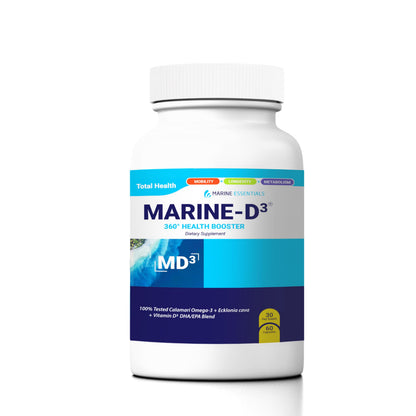 Marine D3 Omega-3 Calamari & Ecklonia Cava DHA - 60 Capsules | Marine Essentials